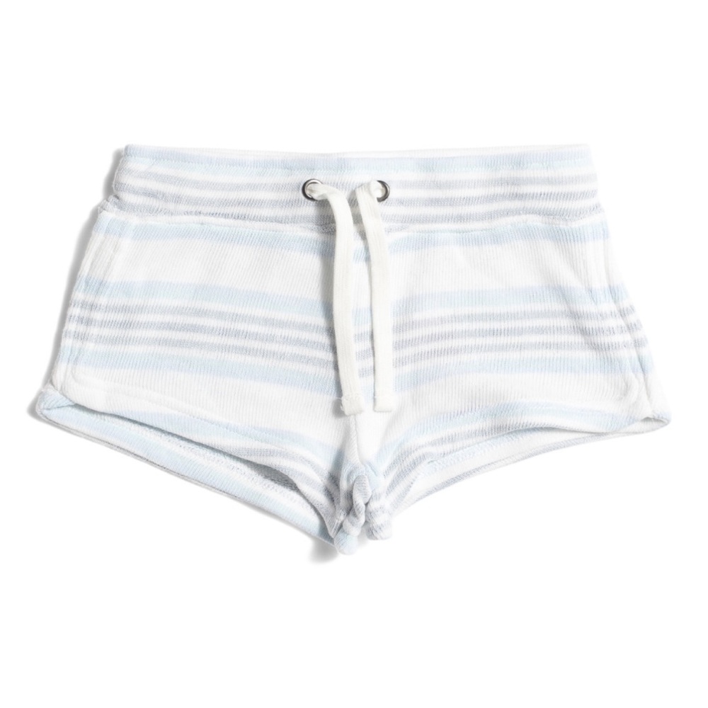 Play six girls multi striped terry knit Baja shorts